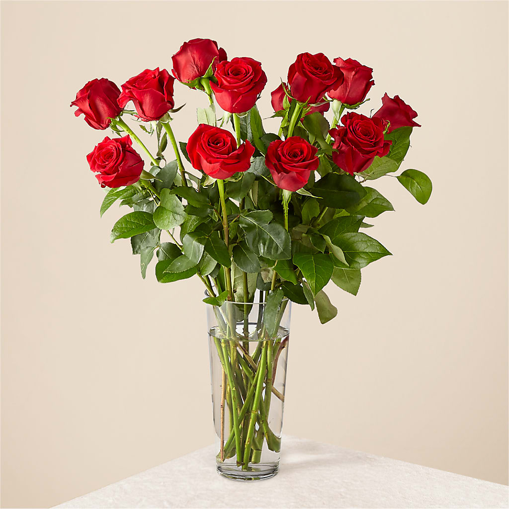 Long Stem Red Rose Bouquet – SWEET CREATIONS BROOKFIELD FLWRS & BLLNS, Brookfield IL