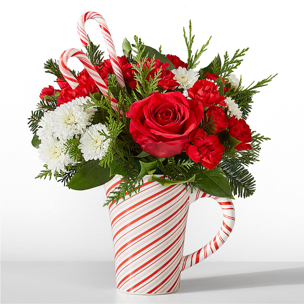 Peppermint Swirl Mug – SWEET CREATIONS BROOKFIELD FLWRS & BLLNS, Brookfield IL