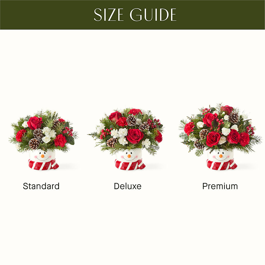 Jolly Snowman Bouquet – SWEET CREATIONS BROOKFIELD FLWRS & BLLNS, Brookfield IL