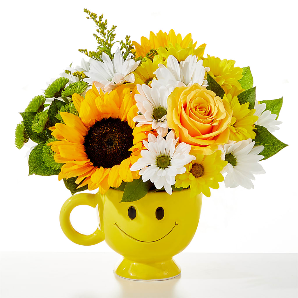 Be Happy Bouquet – SWEET CREATIONS BROOKFIELD FLWRS & BLLNS, Brookfield IL