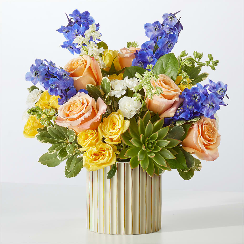 Cobalt Reverie Bouquet – SWEET CREATIONS BROOKFIELD FLWRS & BLLNS, Brookfield IL