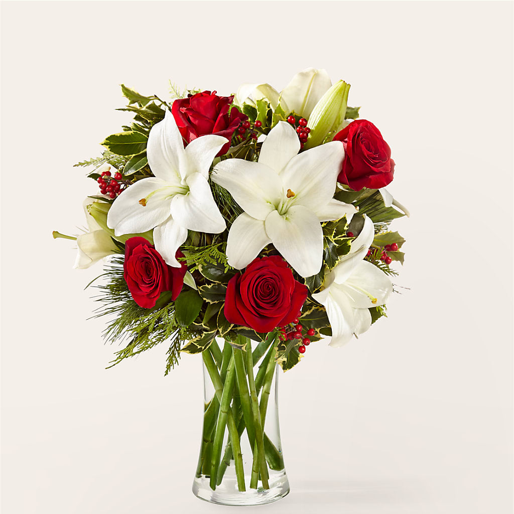 Sparkling Snowflakes Bouquet – SWEET CREATIONS BROOKFIELD FLWRS & BLLNS, Brookfield IL
