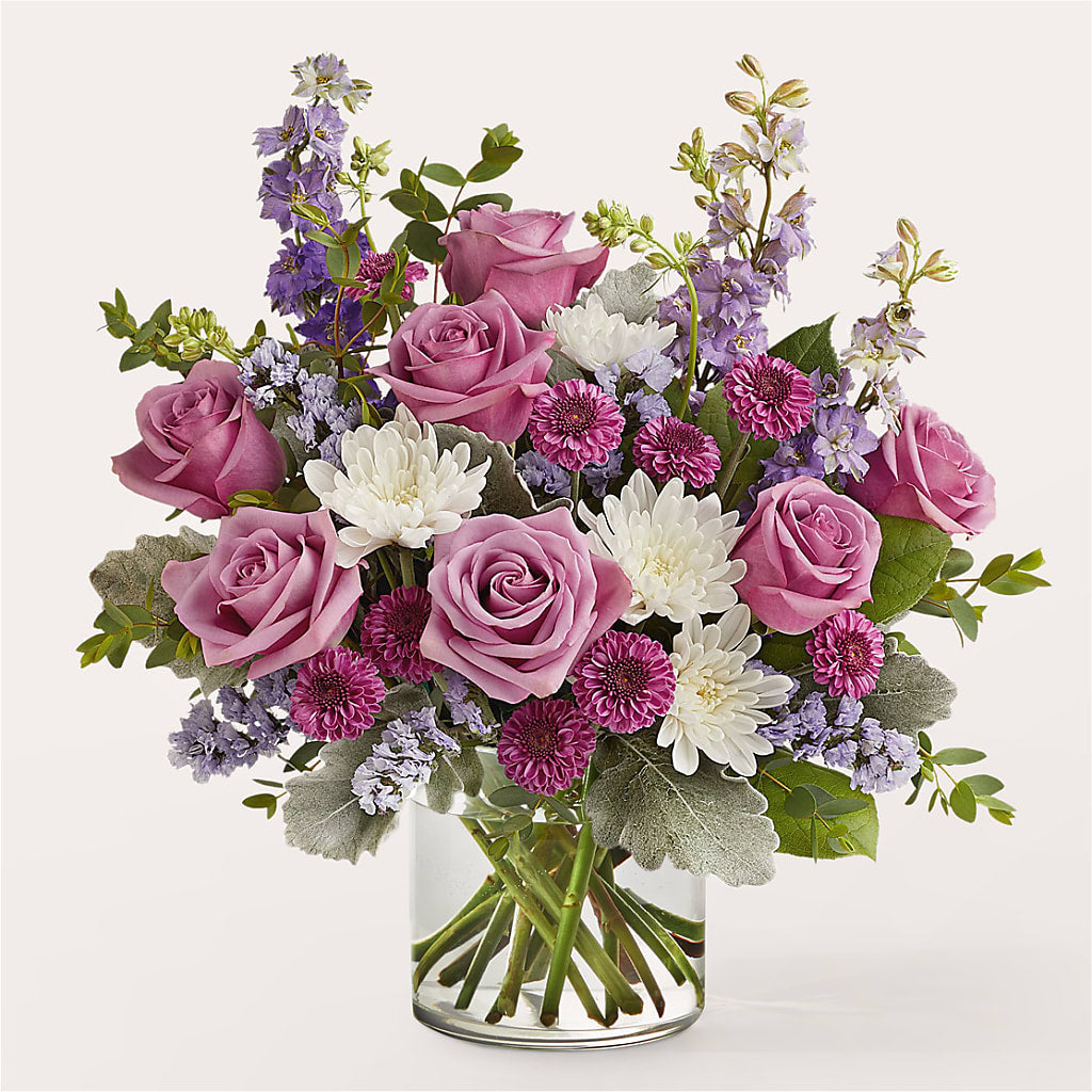 Violet Frost Bouquet – SWEET CREATIONS BROOKFIELD FLWRS & BLLNS, Brookfield IL