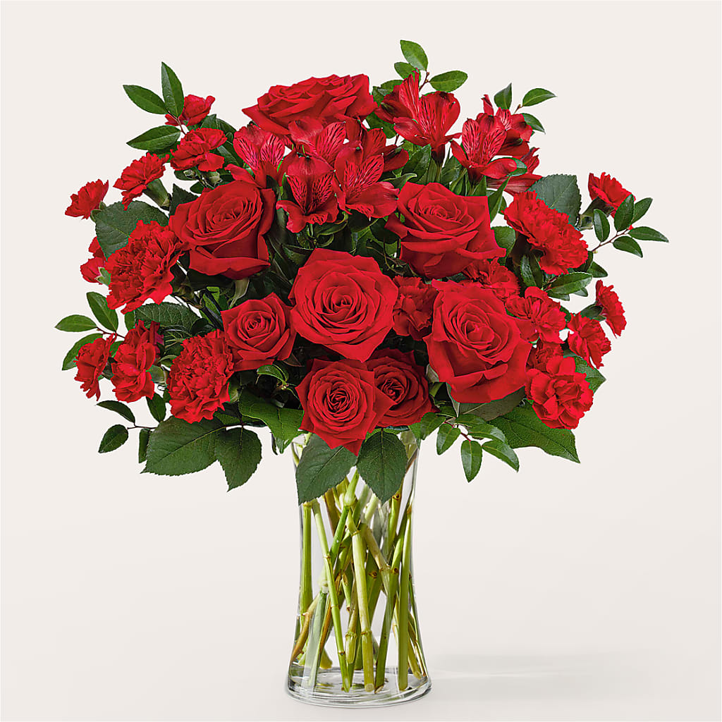 Brilliant Ruby Bouquet – SWEET CREATIONS BROOKFIELD FLWRS & BLLNS, Brookfield IL