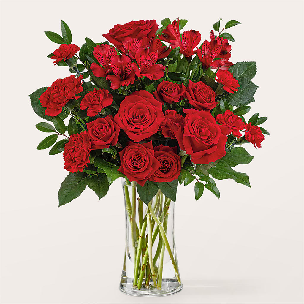 Brilliant Ruby Bouquet – SWEET CREATIONS BROOKFIELD FLWRS & BLLNS, Brookfield IL