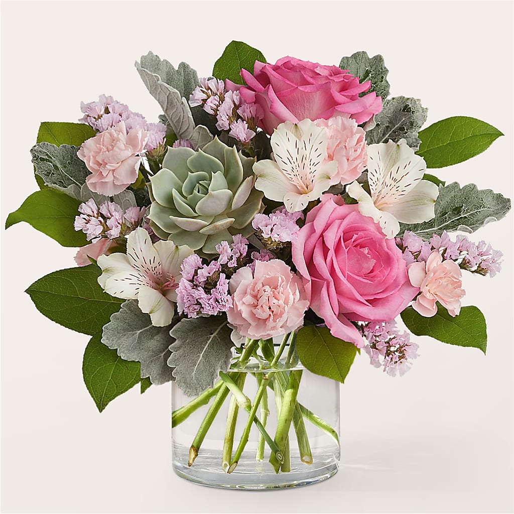 Dusty Rose Bouquet – SWEET CREATIONS BROOKFIELD FLWRS & BLLNS, Brookfield IL