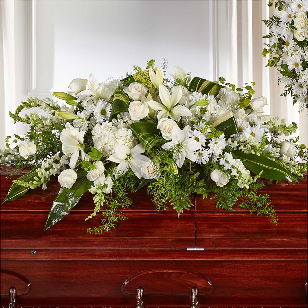 Abundance Casket Spray – SWEET CREATIONS BROOKFIELD FLWRS & BLLNS, Brookfield IL