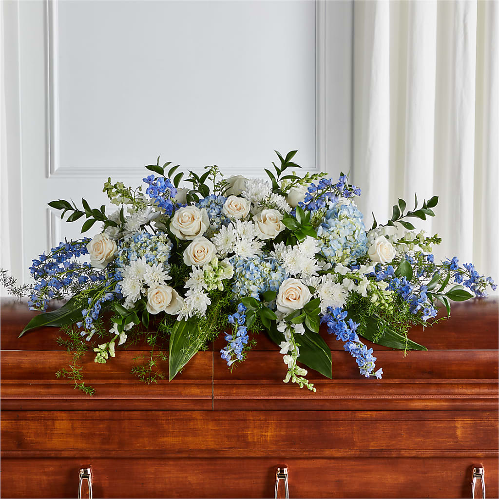 Timeless Essence Casket Spray – SWEET CREATIONS BROOKFIELD FLWRS & BLLNS, Brookfield IL