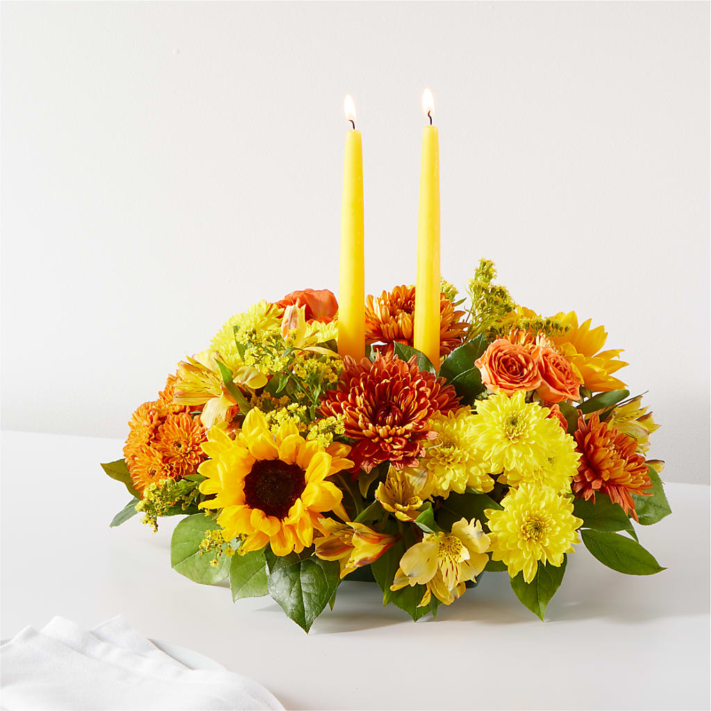 Autumn Harmony Centerpiece – SWEET CREATIONS BROOKFIELD FLWRS & BLLNS, Brookfield IL