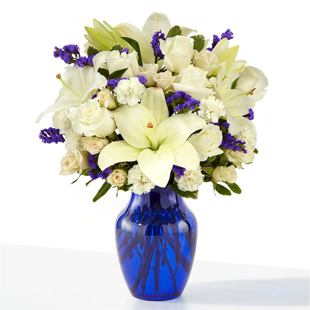 Sapphire Rush Bouquet – SWEET CREATIONS BROOKFIELD FLWRS & BLLNS, Brookfield IL