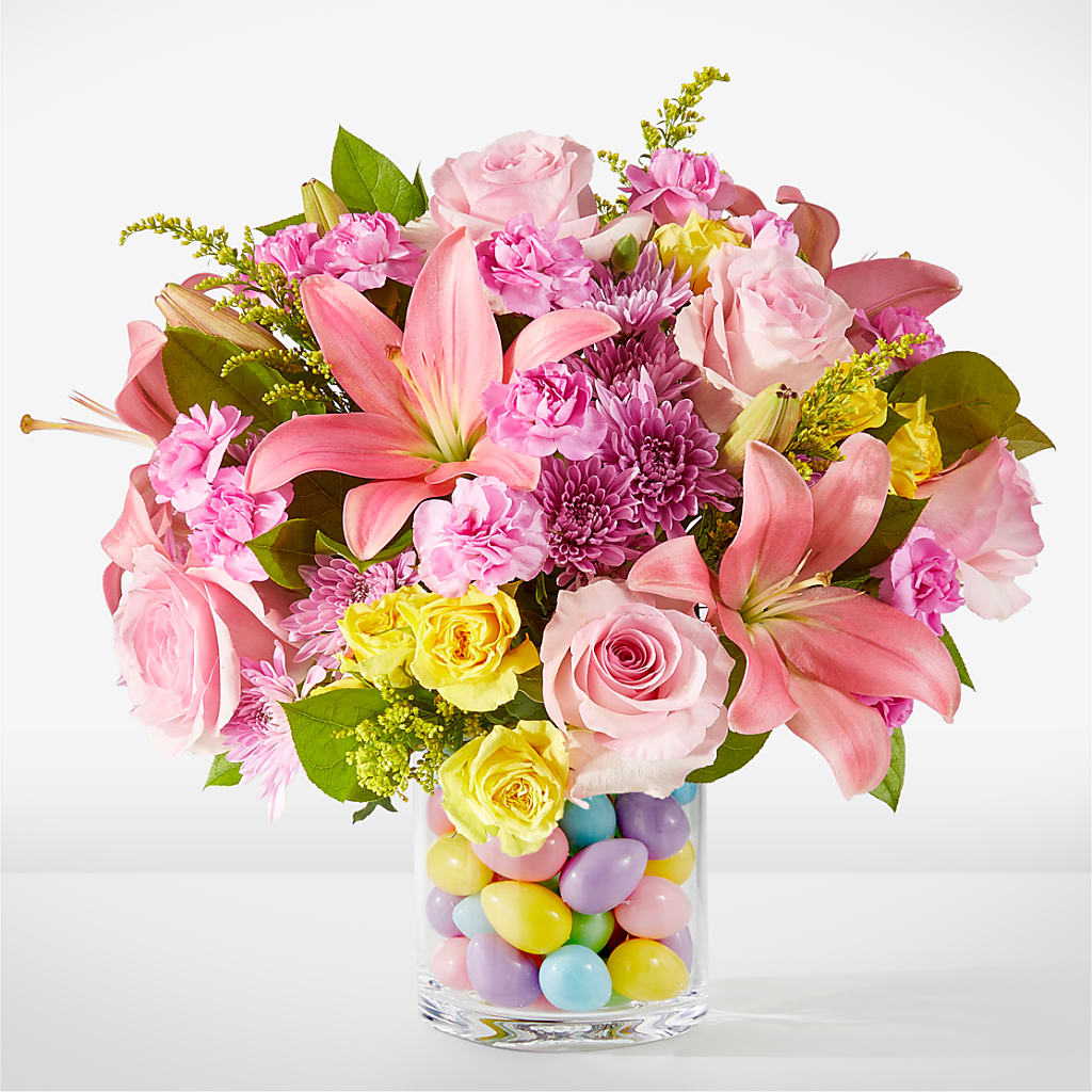 Easter Egg Hunt Bouquet – SWEET CREATIONS BROOKFIELD FLWRS & BLLNS, Brookfield IL