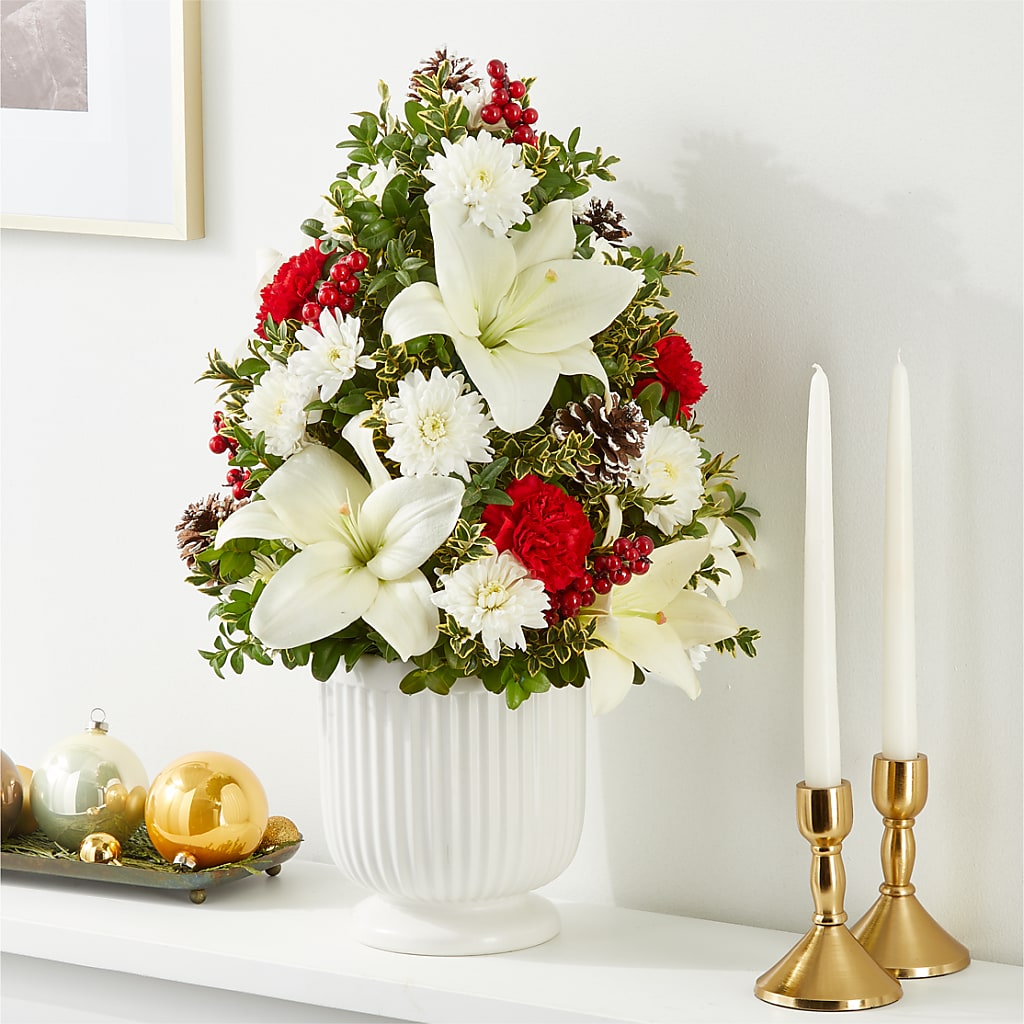 Festive Moments Tree – SWEET CREATIONS BROOKFIELD FLWRS & BLLNS, Brookfield IL