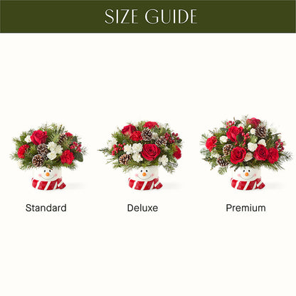Jolly Snowman Bouquet – SWEET CREATIONS BROOKFIELD FLWRS & BLLNS, Brookfield IL