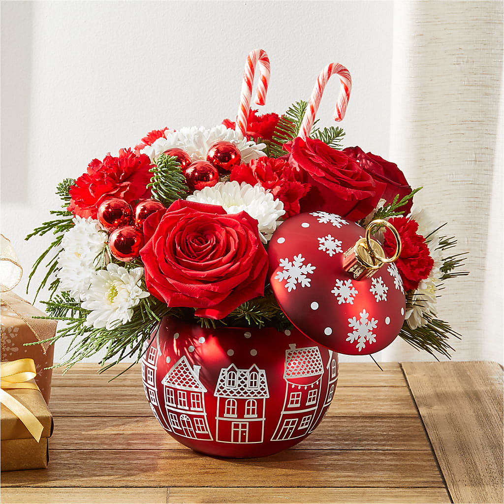 Cheer in the Air Ornament – SWEET CREATIONS BROOKFIELD FLWRS & BLLNS, Brookfield IL