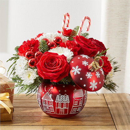 Cheer in the Air Ornament – SWEET CREATIONS BROOKFIELD FLWRS & BLLNS, Brookfield IL