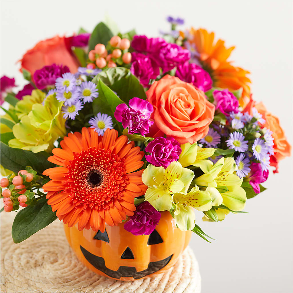 Tricks & Treats Pumpkin – SWEET CREATIONS BROOKFIELD FLWRS & BLLNS, Brookfield IL