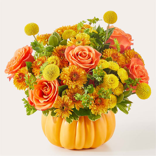 Gourdgeous Pumpkin – SWEET CREATIONS BROOKFIELD FLWRS & BLLNS, Brookfield IL