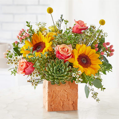 Sunflower Season Bouquet – SWEET CREATIONS BROOKFIELD FLWRS & BLLNS, Brookfield IL