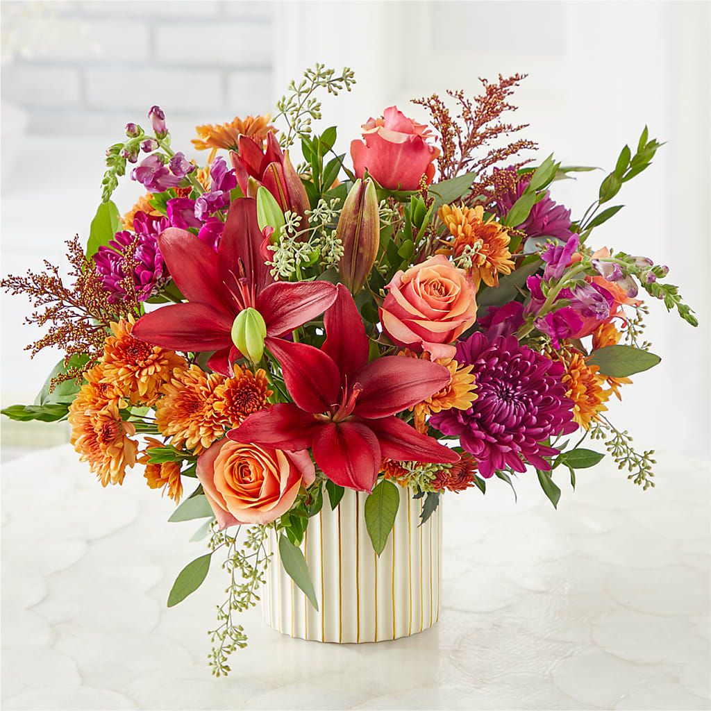Burgundy Landscape Bouquet – SWEET CREATIONS BROOKFIELD FLWRS & BLLNS, Brookfield IL