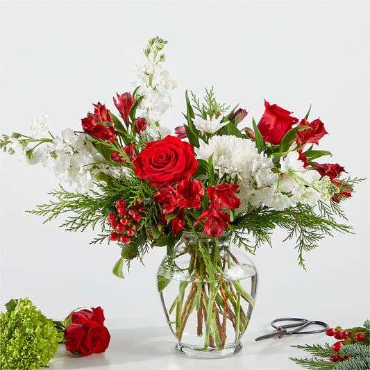 Merry Moment Bouquet – A Florist Original – SWEET CREATIONS BROOKFIELD FLWRS & BLLNS, Brookfield IL