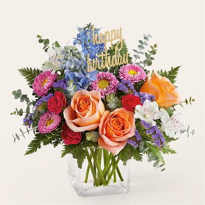 Birthday Bash Bouquet – SWEET CREATIONS BROOKFIELD FLWRS & BLLNS, Brookfield IL