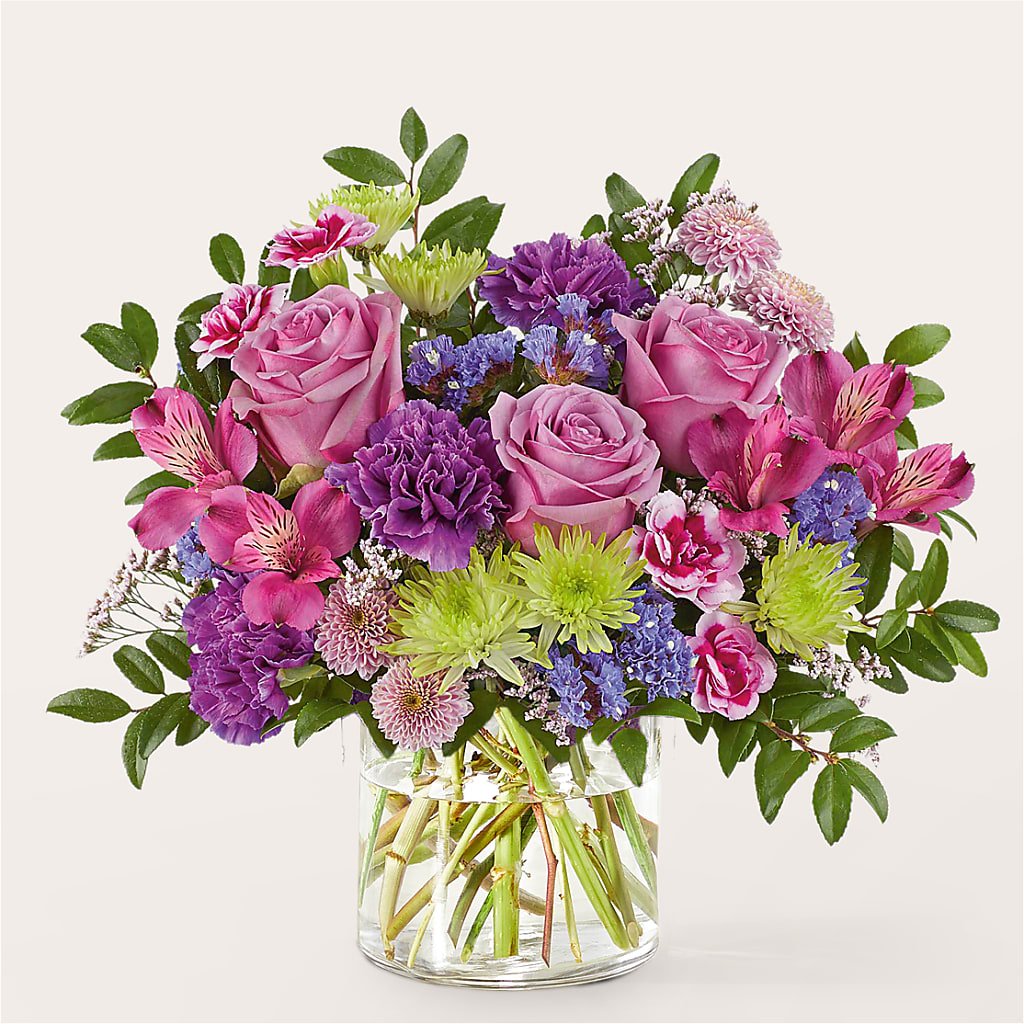 Glass Half Full Bouquet – SWEET CREATIONS BROOKFIELD FLWRS & BLLNS, Brookfield IL