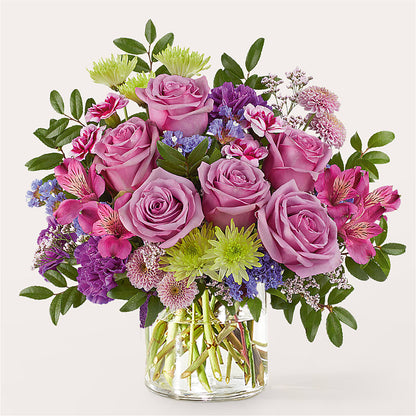 Glass Half Full Bouquet – SWEET CREATIONS BROOKFIELD FLWRS & BLLNS, Brookfield IL