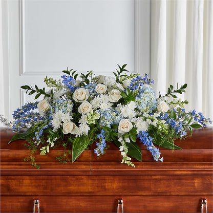 Timeless Essence Casket Spray – SWEET CREATIONS BROOKFIELD FLWRS & BLLNS, Brookfield IL