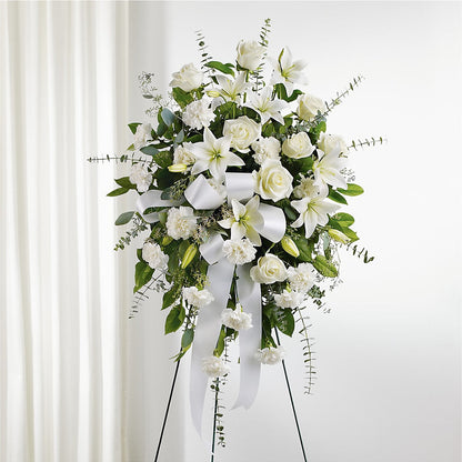 With Care Standing Spray – SWEET CREATIONS BROOKFIELD FLWRS & BLLNS, Brookfield IL