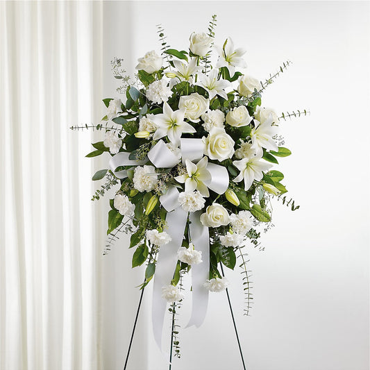 With Care Standing Spray – SWEET CREATIONS BROOKFIELD FLWRS & BLLNS, Brookfield IL