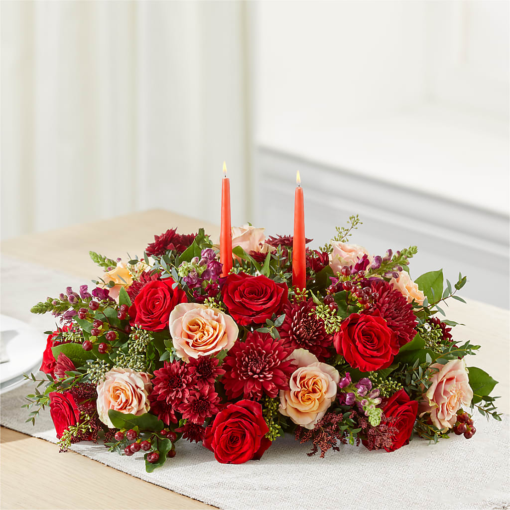 Most Thankful Centerpiece – SWEET CREATIONS BROOKFIELD FLWRS & BLLNS, Brookfield IL