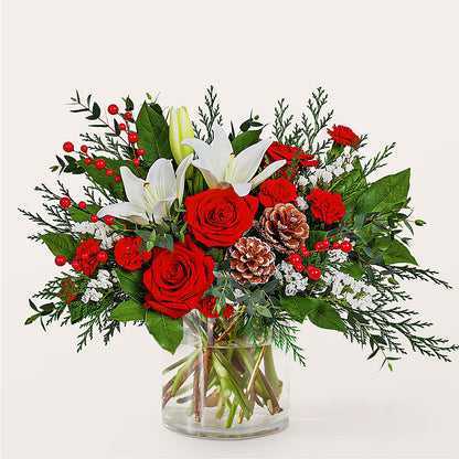 Best in Snow Bouquet – SWEET CREATIONS BROOKFIELD FLWRS & BLLNS, Brookfield IL