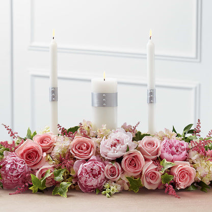 Worldwide Romance Unity Candle Arrangement – SWEET CREATIONS BROOKFIELD FLWRS & BLLNS, Brookfield IL
