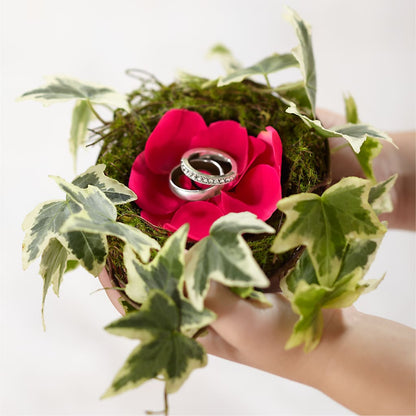 Lila Rose Ring Nest – SWEET CREATIONS BROOKFIELD FLWRS & BLLNS, Brookfield IL