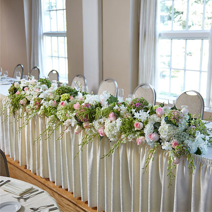 State of Joy Head Table Arrangement – SWEET CREATIONS BROOKFIELD FLWRS & BLLNS, Brookfield IL