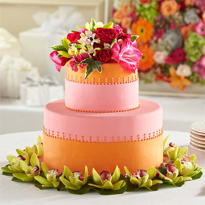 Sweet Citrus Cake Decor – SWEET CREATIONS BROOKFIELD FLWRS & BLLNS, Brookfield IL